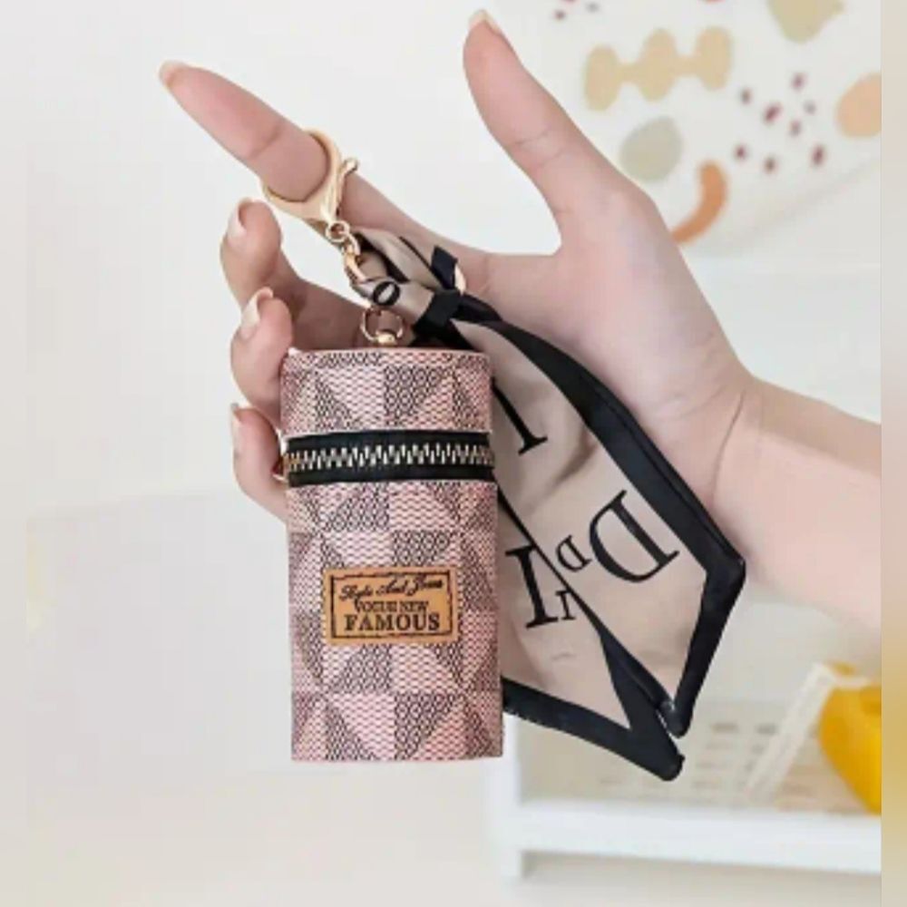 1 Piece Mini Retro Coin Purse, Portable Travel Mini Zipper Bag